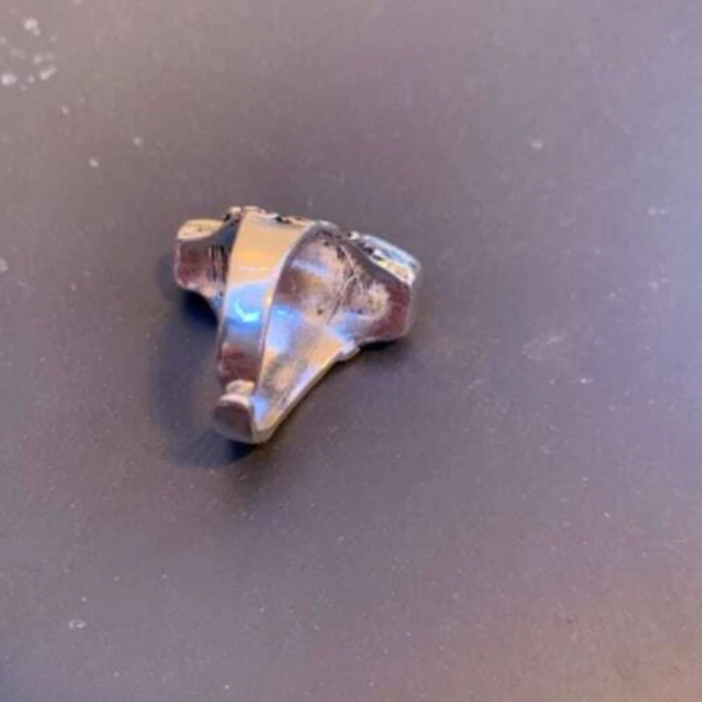Vampire Coffin Silver Ring - Adjustable - Picture 3 of 16